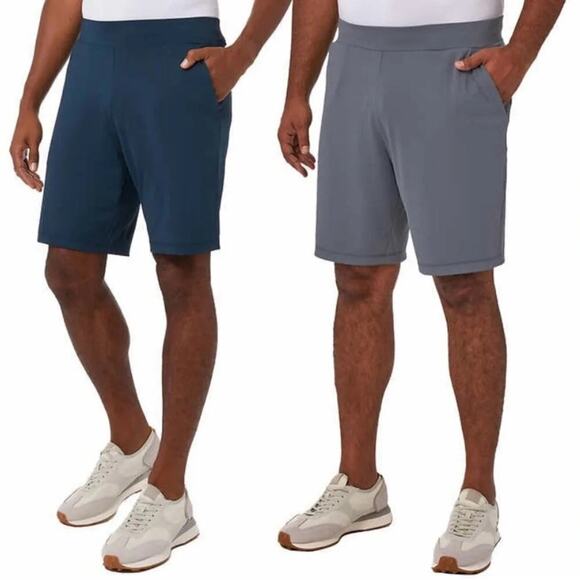32 Degrees Men's Shorts Performance Stretch Blue Gray Size 3X NWT - Picture 2 of 5